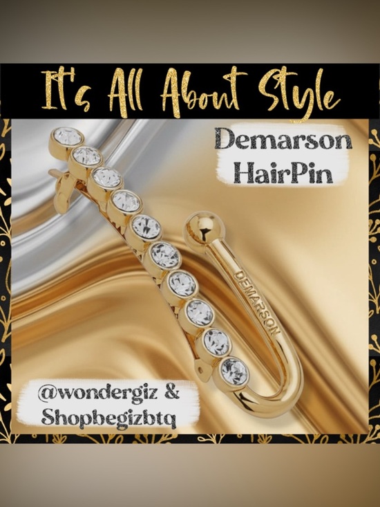 Authentic Demarson Delicate Statement HairPin To Call the Attention of Everyone